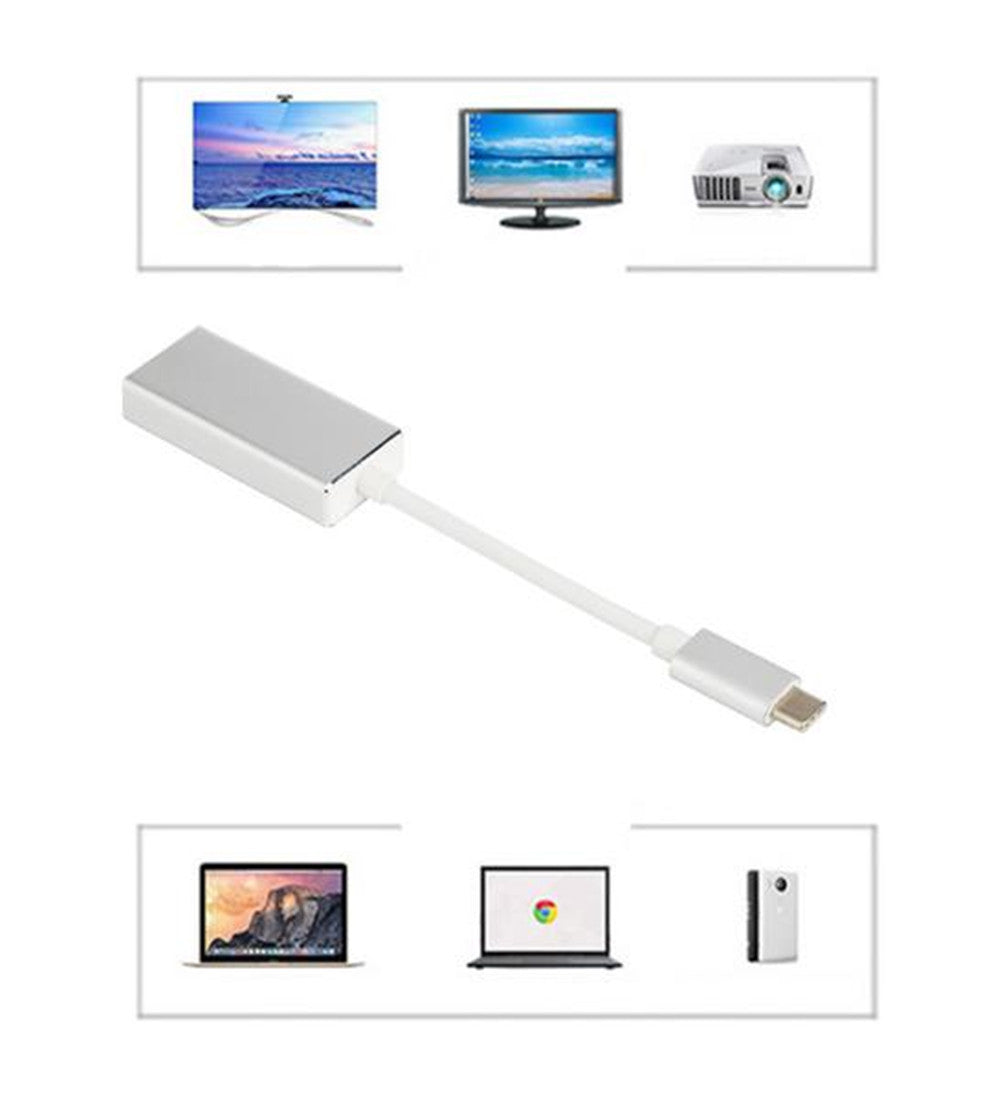 Convertisseur adaptateur USB-C mâle vers DisplayPort femelle Convertisseur adaptateur USB-C mâle vers DisplayPort femelle